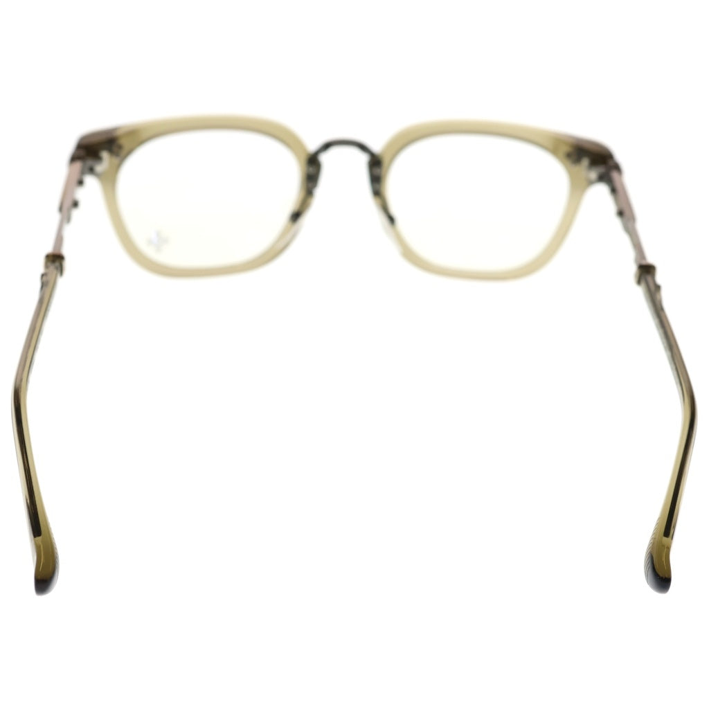 CHROME HEARTS(クロムハーツ) TITANASLUVR メタルテンプルウエリントン眼鏡 クリア