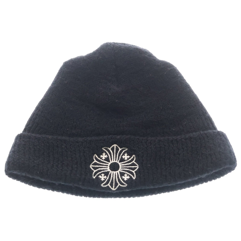 CHROME HEARTS(クロムハーツ) WOOL WATCH CAP CHプラス刺繍ビーニー ブラック