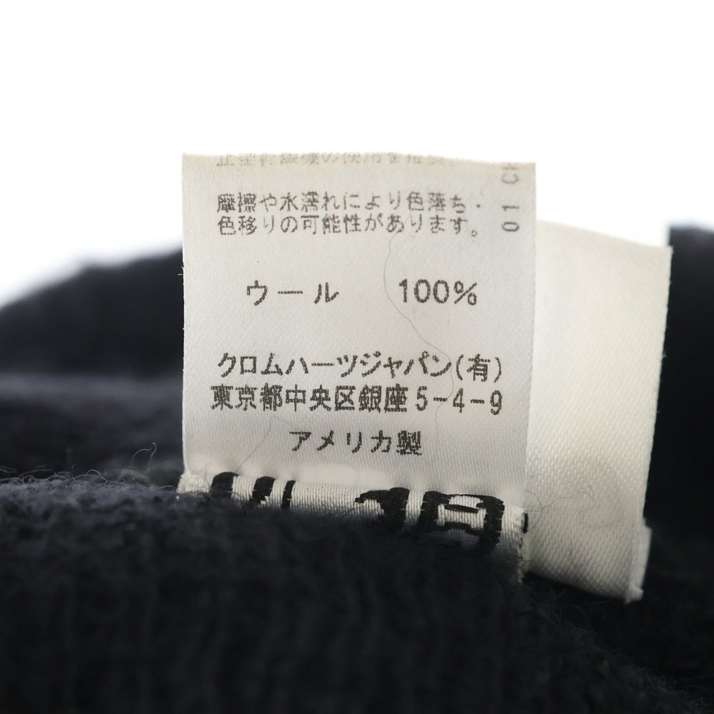 CHROME HEARTS(クロムハーツ) WOOL WATCH CAP CHプラス刺繍ビーニー ブラック