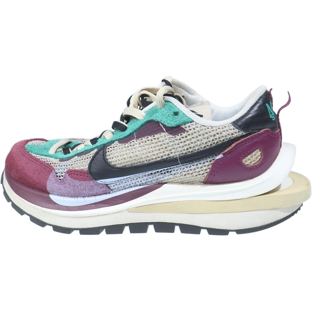 NIKE(ナイキ) ×sacai VAPORWAFFLE サカイ ヴェイパーワッフル ローカットスニーカー ボルドー/グリーン US7/25cm DD3035-200