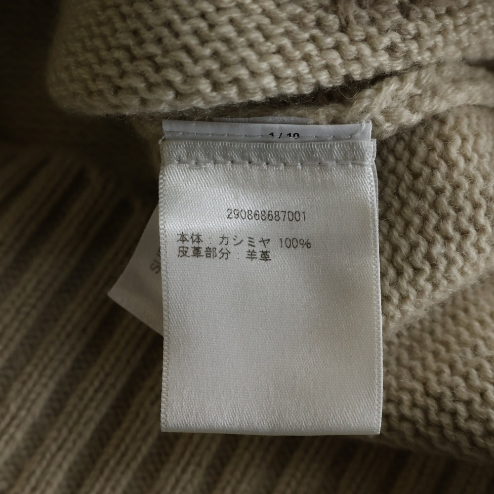 POLO RALPH LAUREN(ポロラルフローレン) POLO BEAR KNIT ポロベアー ウール ロゴエンブロイダリー クルーネックニット セーター レディース ベージュ