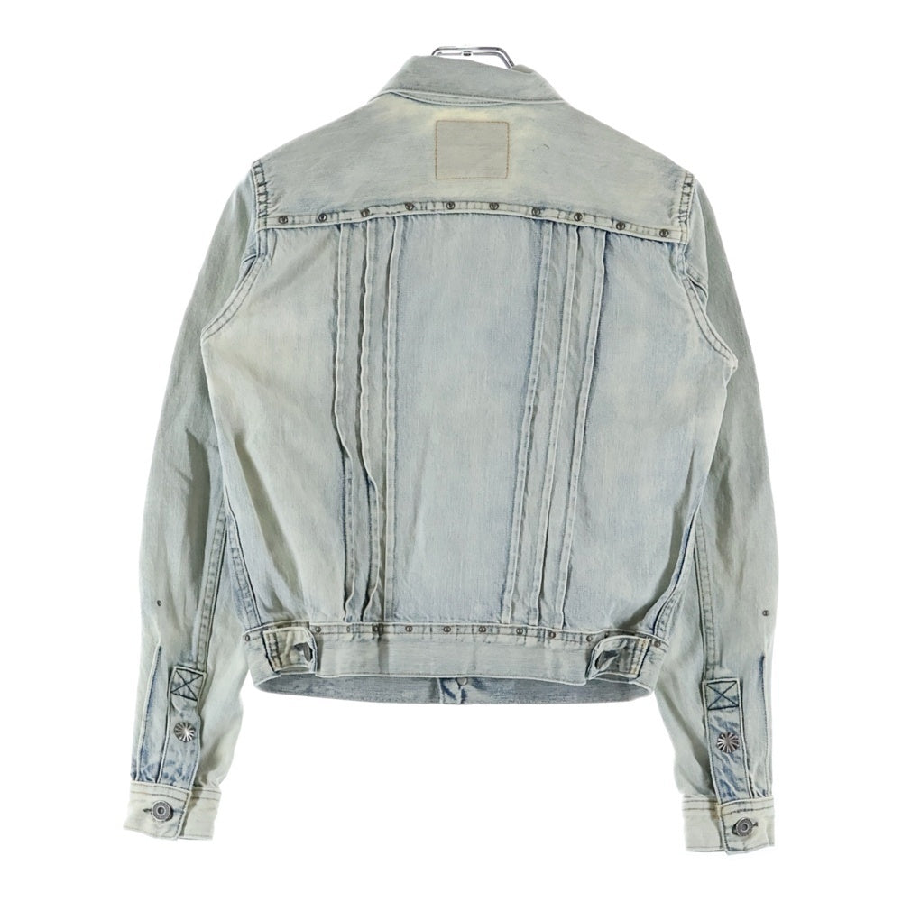 RRL(ダブルアールエル) コンチョスタッズ ボタンフライ デニムジャケット レディース インディゴ