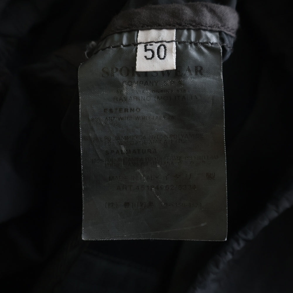 C.P. Company(シーピーカンパニー) 06AW MULTI POCKET GOGGLE JACKET マルチポケット ゴーグルジャケット ジップアップフーデッドジャケット ブラック 45184962
