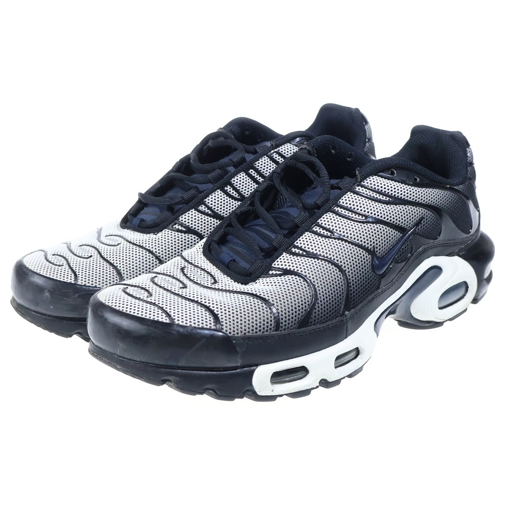 NIKE(ナイキ) AIR MAX PLUS MIDNIGHT NAVY エア マックス ミッドナイトネイビー ローカットスニーカー ブラック/ホワイト US9.5/27.5cm DV7665-001