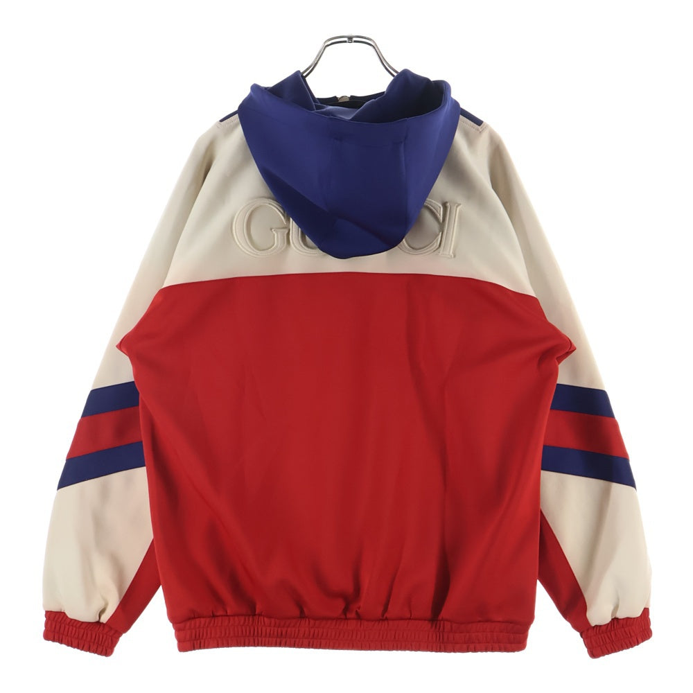 GUCCI(グッチ) Neoprene Half-Zip Webbed Jacket ハーフジップ パーカー マルチ 706413 XJETH