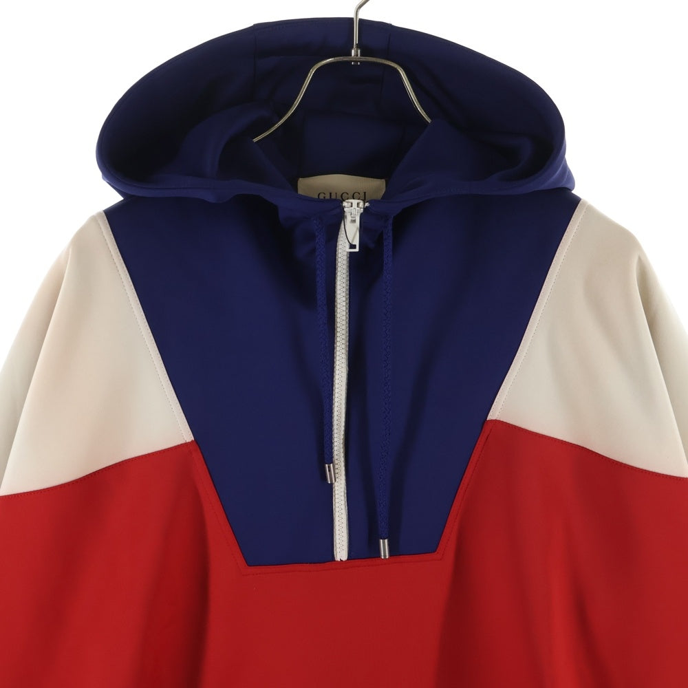 GUCCI(グッチ) Neoprene Half-Zip Webbed Jacket ハーフジップ パーカー マルチ 706413 XJETH