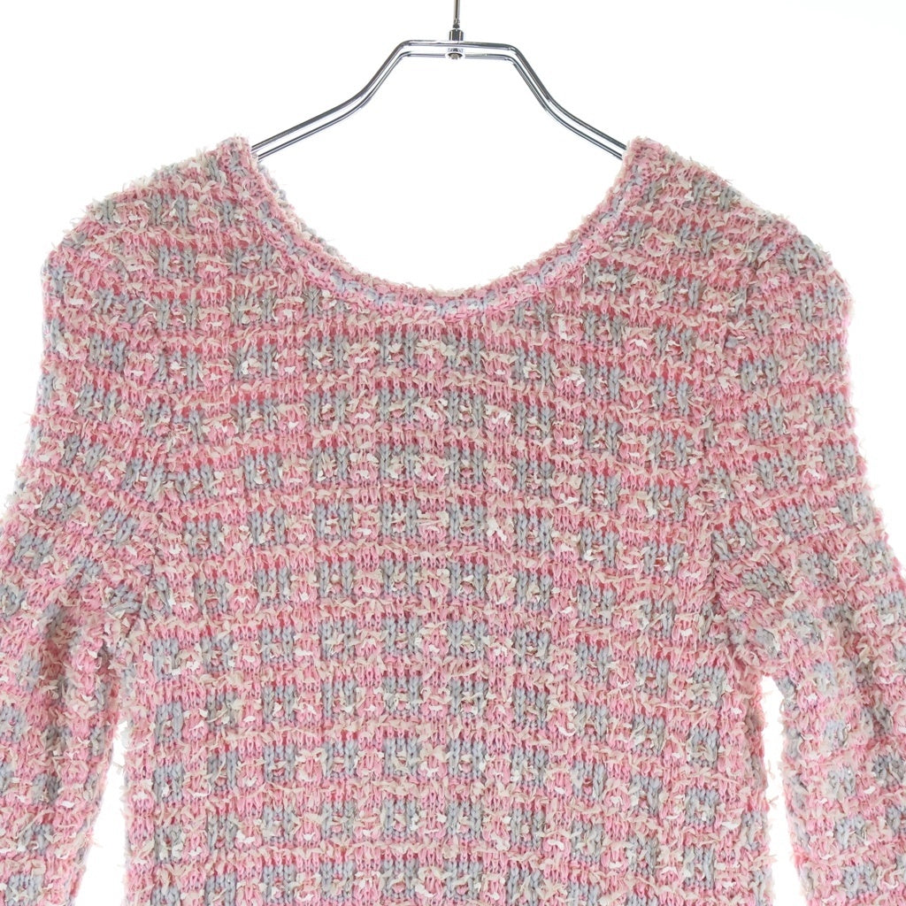 BALENCIAGA(バレンシアガ) Back-to-Front Dress Tweed ツイード ワンピース ピンク 704570 T3251 レディース
