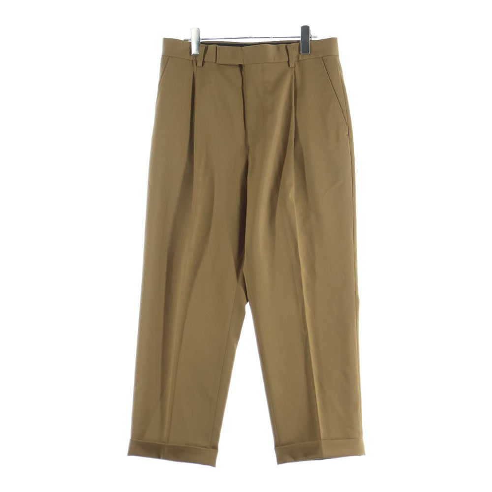ワコマリア　キャメル　スラックス WACKO MARIA(ワコマリア) 24SS ×DORMEUIL PLEATED TROUSERS TYPE-2