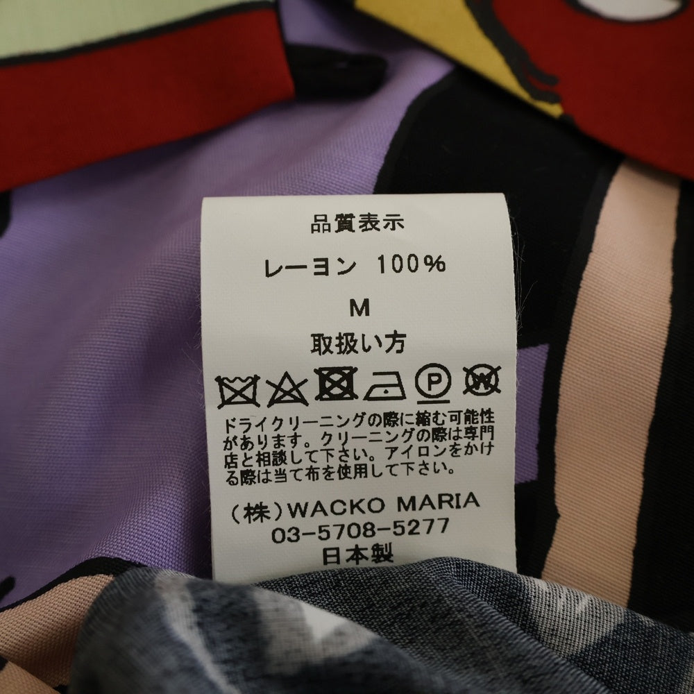 WACKO MARIA(ワコマリア) 22SS HAWAIIAN SHIRT S/S TYPE 2 天国東京百女図 総柄 半袖ハワイアンシャツ マルチカラー 22SS-WMS-HI02