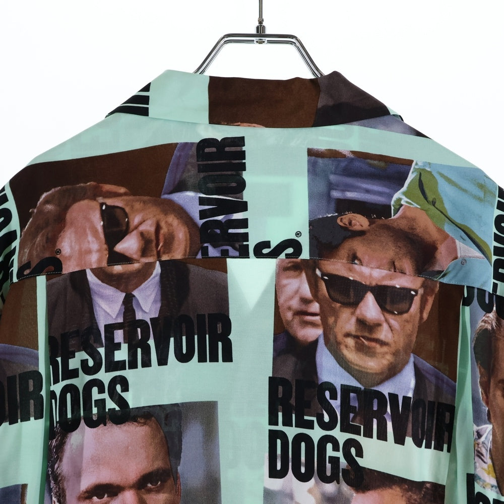 WACKO MARIA(ワコマリア) 24SS ×RESERVOIR DOGS S/S HAWAIIAN SHIRT TYPE-3 レザボアドッグス 総柄 半袖ハワイアンシャツ ミントグリーン RD-WM-HI03
