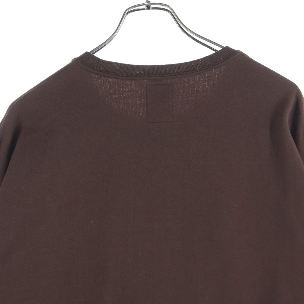 WACKO MARIA(ワコマリア) 23SS ×GHOST IN THE SHELL CREW NECK SWEAT SHIRT 攻殻機動隊 クルーネックスウェットシャツ トレーナー ブラウン GITS-WM-SS01
