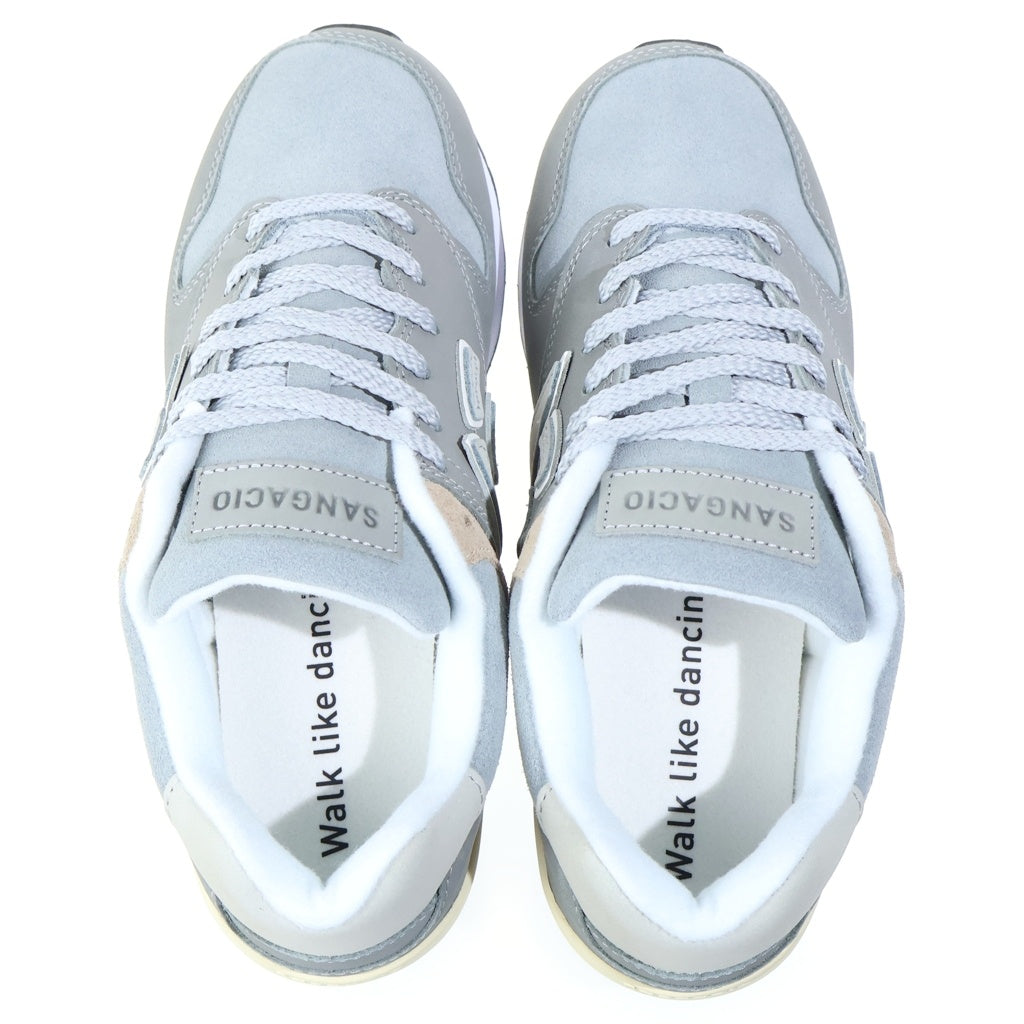 Sangacio(サンガッチョ) GRAY 10TH ANNIVERSARY にゅ~ず 10周年 アニバーサリー ローカットスニーカー グレー レディース US5/23cm