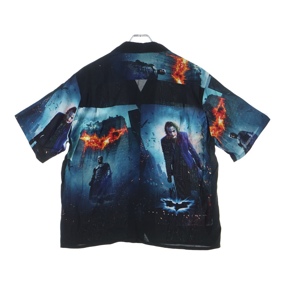 WACKO MARIA(ワコマリア) 25SS THE DARK KNIGHT TRILOGY S/S HAWAIIAN SHIRT TYPE-2 ザ ダークナイト トリロジー ショートスリーブ ハワイアンシャツ ブラック TDKT-WM-HI02