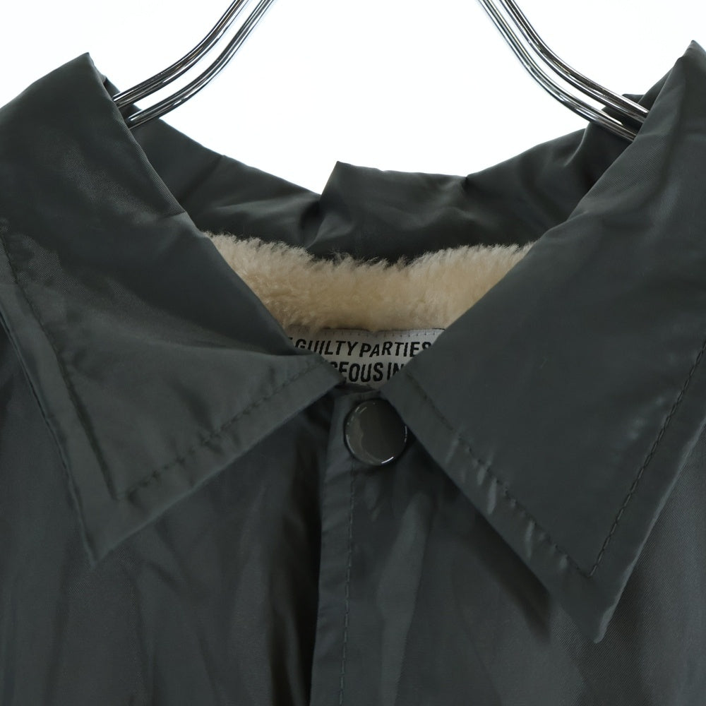 WACKO MARIA(ワコマリア) 22AW BOA COACH JACKET ボアライニング ナイロンコーチジャケット グレー 22FWE-WMO-BL03