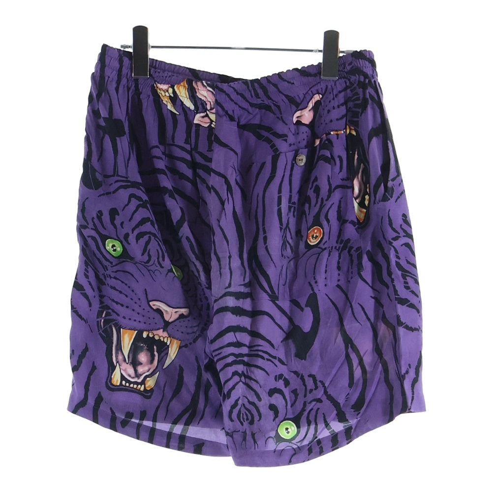 WACKO MARIA(ワコマリア) 22SS ×TIM LEHI HAWAIIAN SHORT ティムリーハイ レオパード ハワイアン ショーツ ハーフパンツ パープル TIMLEHI-WM-HI31