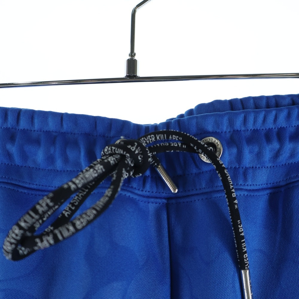 A BATHING APE(アベイシングエイプ) ×RUSSELL ATHLETIC ラッセル アスレチック ロゴパッチ スウェットパンツ ブルー 001PTJ731911C