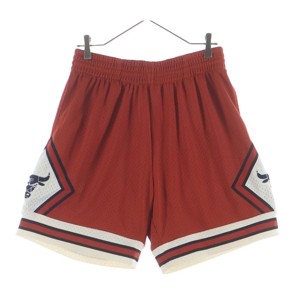 Mitchell&Ness(ミッチェル アンド ネス) CHICAGO BULLS SWINGMAN SHORTS シカゴブルズ スウィングマン ショーツ ハーフパンツ レッド
