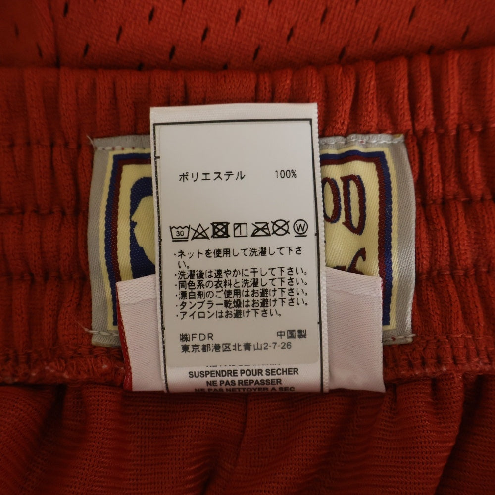 Mitchell&Ness(ミッチェル アンド ネス) CHICAGO BULLS SWINGMAN SHORTS シカゴブルズ スウィングマン ショーツ ハーフパンツ レッド