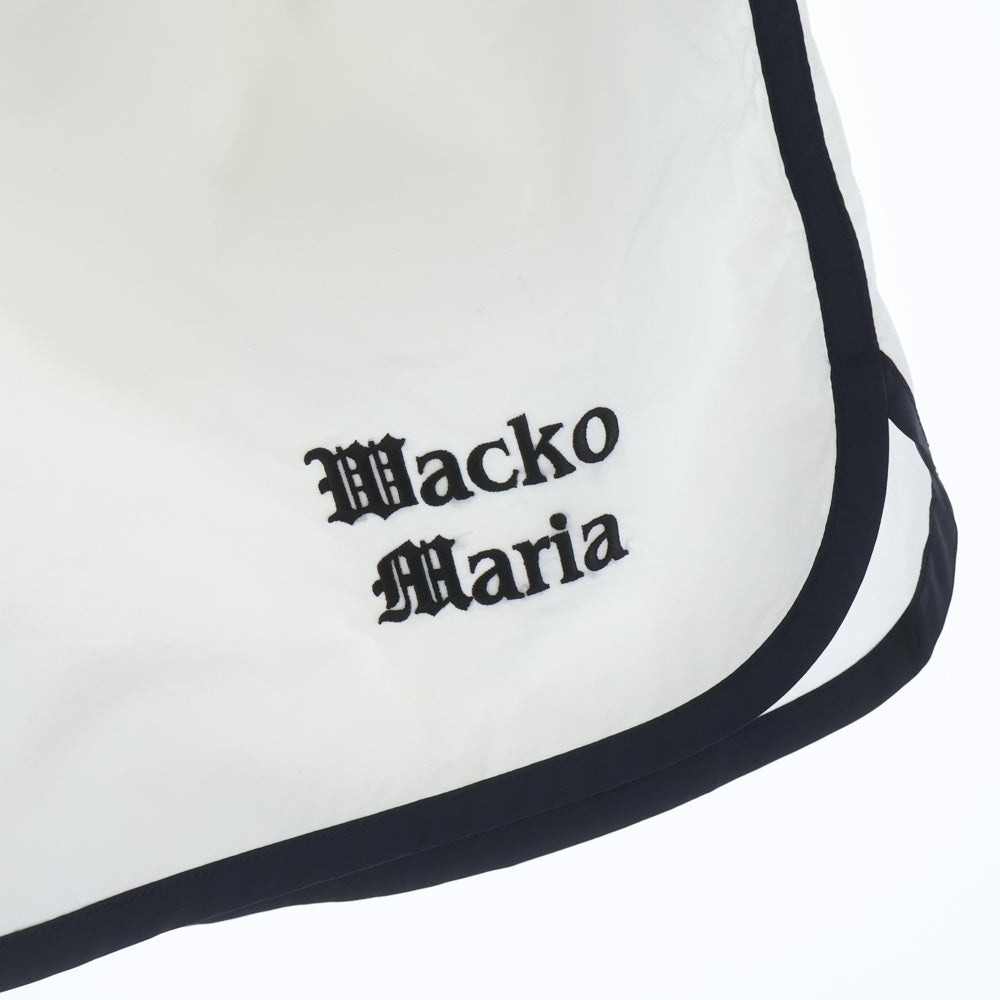 WACKO MARIA(ワコマリア) 24SS ATHLETIC SHORTS アスレチック ナイロンショーツ ハーフパンツ ホワイト 24SS-WMP-PT14
