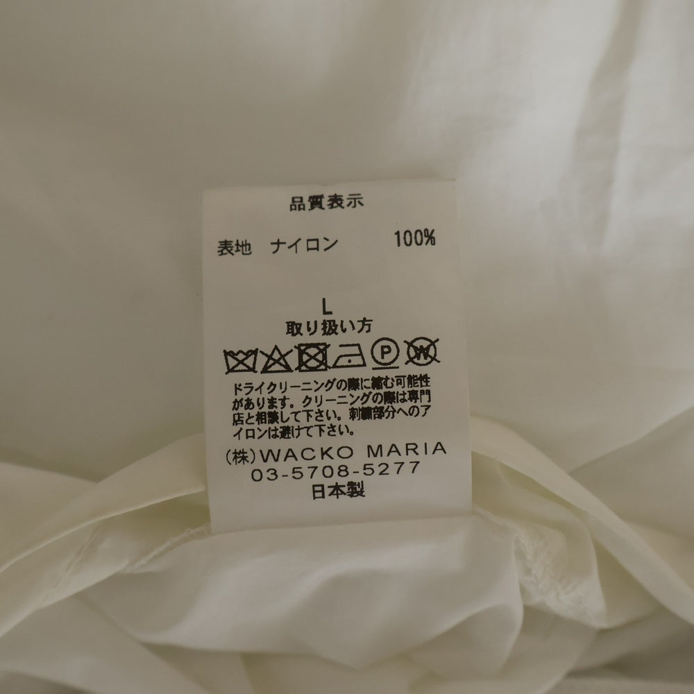 WACKO MARIA(ワコマリア) 24SS ATHLETIC SHORTS アスレチック ナイロンショーツ ハーフパンツ ホワイト 24SS-WMP-PT14