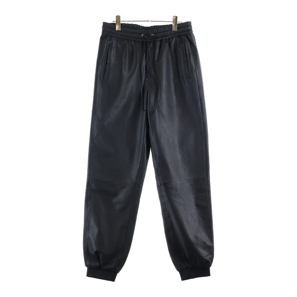 BREATH(ブレス) 22AW LEATHER TRACK PANTS レザー トラックパンツ ブラック BR22AW-P-1001