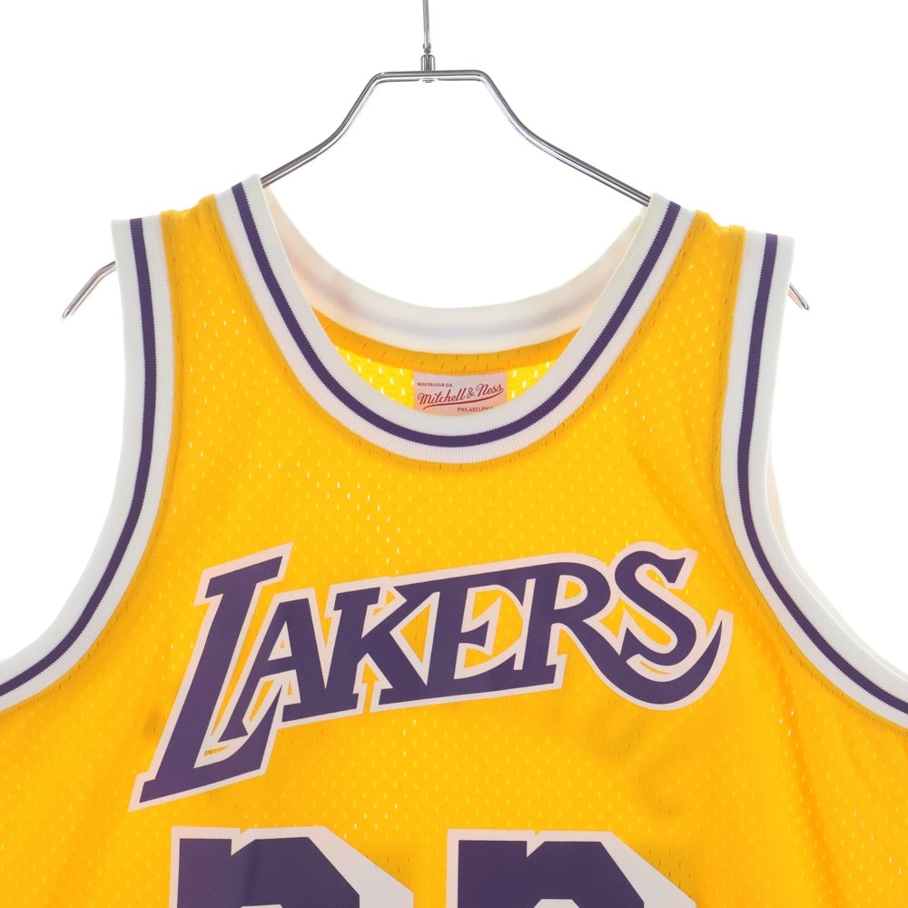 Mitchell&Ness(ミッチェル アンド ネス) SWINGMAN HOME JERSEY LAKERS 84 MAGIC JOHNSON スウィングマン ホーム ジャージ レイカーズ マジック ジョンソン ノースリーブ タンクトップ SMJYGS18175