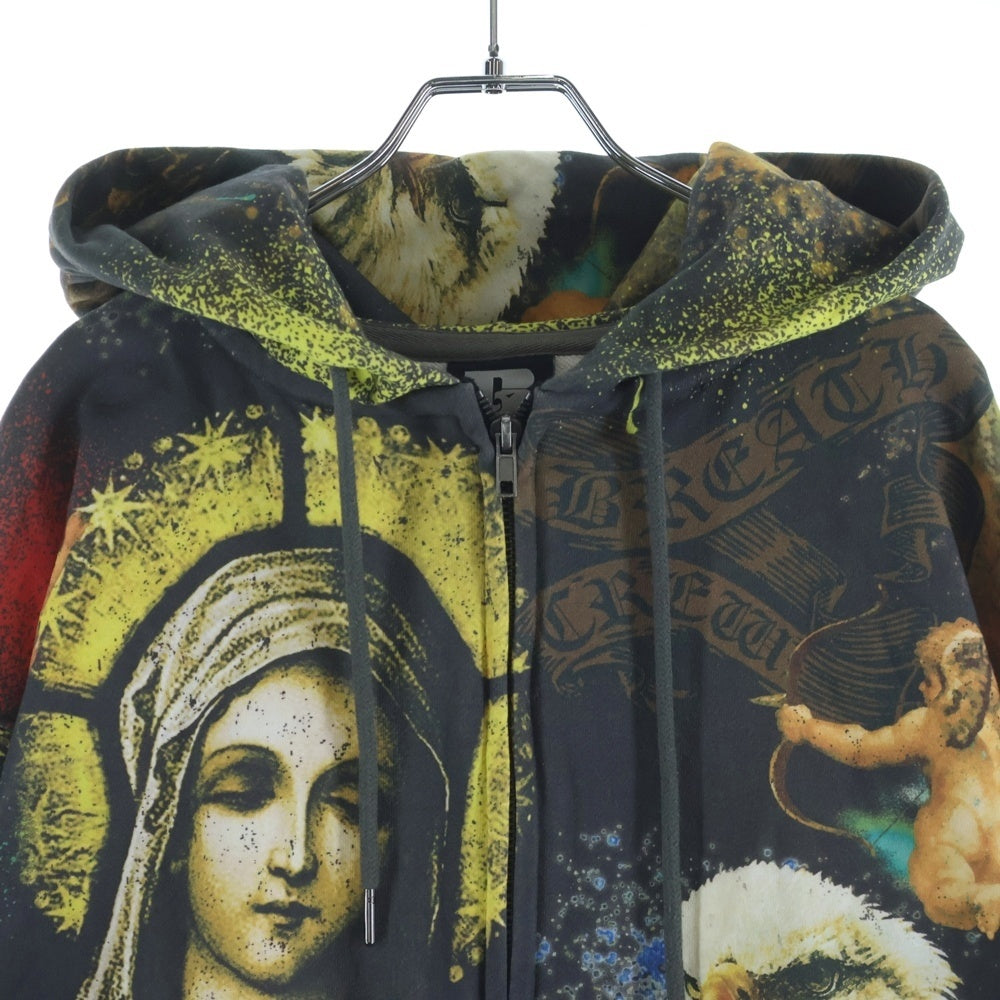 BREATH(ブレス) 24AW MARIA ALL OVER ZIP HOODIE マリア オール オーバー ジップアップスウェットパーカー フーディー マルチカラー BR24AW-C5003
