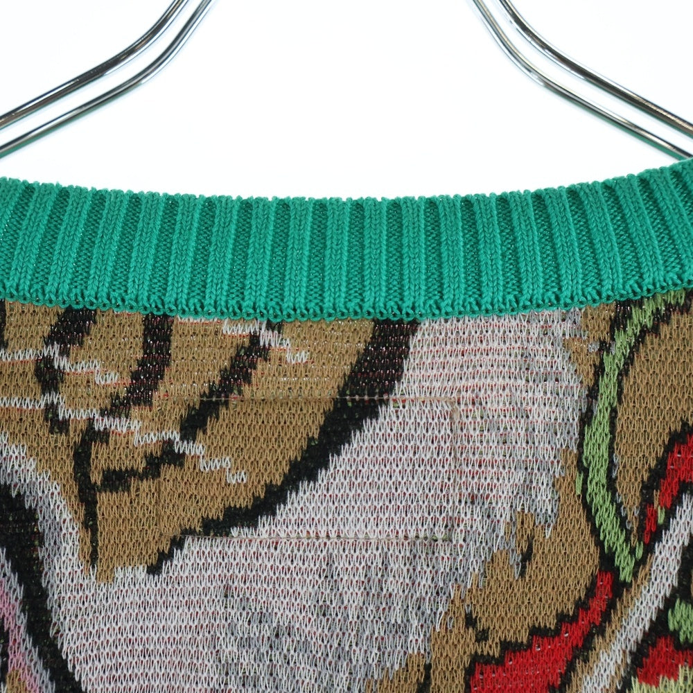 WACKO MARIA(ワコマリア) 22AW ×TIM LEHI JACQUARD SWEATER TYPE-2 ティムリーハイ ジャガード クルーネックニットセーター マルチカラー 22FW-WMK-KN16
