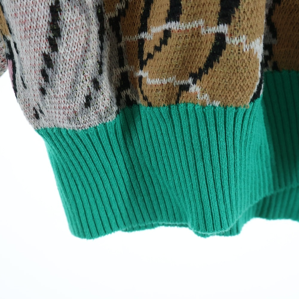 WACKO MARIA(ワコマリア) 22AW ×TIM LEHI JACQUARD SWEATER TYPE-2 ティムリーハイ ジャガード クルーネックニットセーター マルチカラー 22FW-WMK-KN16