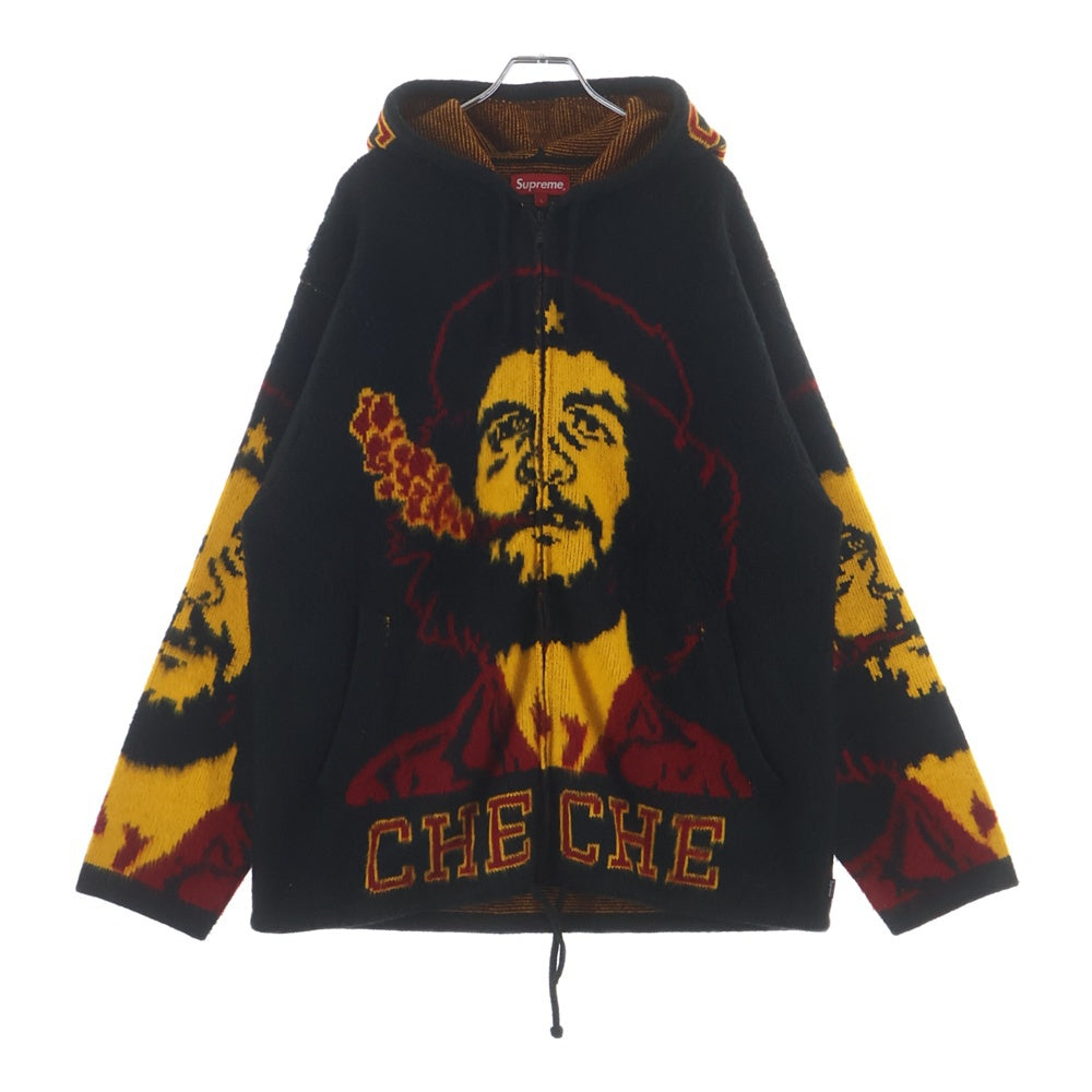 SUPREME(シュプリーム) 21SS Che Hooded Zip Up Sweater チェ フーデッド ジップアップセーター ニットパーカー ブラック