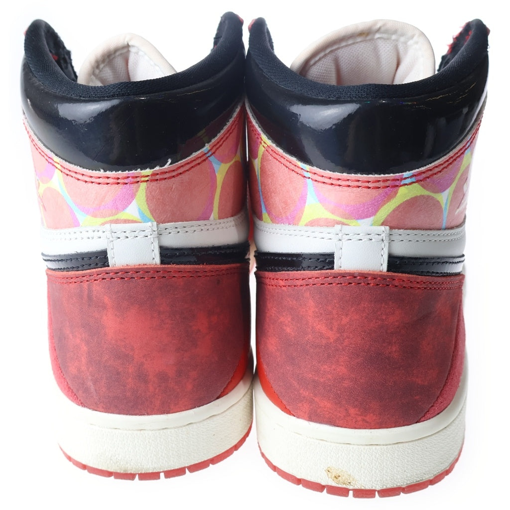 NIKE(ナイキ) ×SPIDER MAN AIR JORDAN 1 HIGH OG SP スパイダーマン エアジョーダン 1 ハイカットスニーカー ホワイト/レッド US8.5/26.5cm DV1748-601