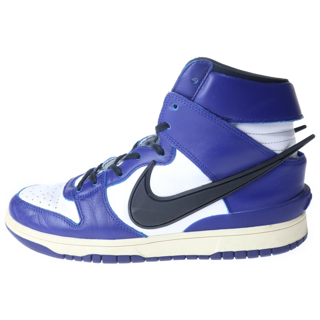NIKE(ナイキ) ×AMBUSH DUNK HIGH DEEP ROYAL アンブッシュ ダンク ディープロイヤル ハイカットスニーカー ブルー/ホワイト US8/26cm CU7544-400