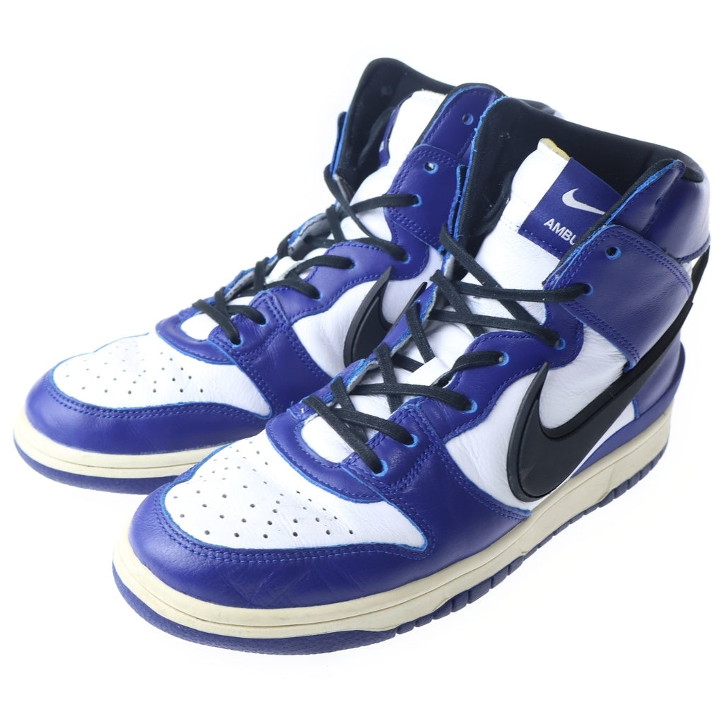 NIKE(ナイキ) ×AMBUSH DUNK HIGH DEEP ROYAL アンブッシュ ダンク ディープロイヤル ハイカットスニーカー ブルー/ホワイト US8/26cm CU7544-400