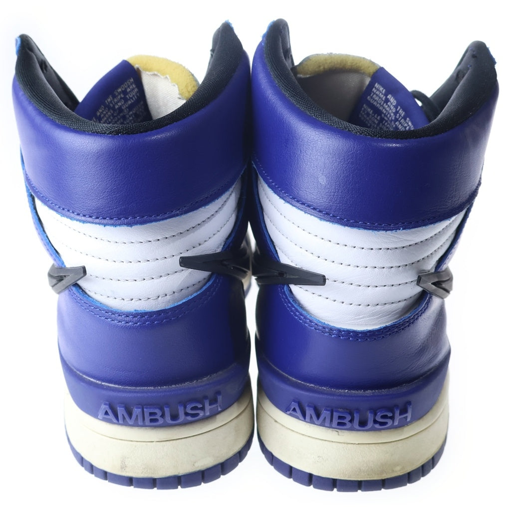 NIKE(ナイキ) ×AMBUSH DUNK HIGH DEEP ROYAL アンブッシュ ダンク ディープロイヤル ハイカットスニーカー ブルー/ホワイト US8/26cm CU7544-400