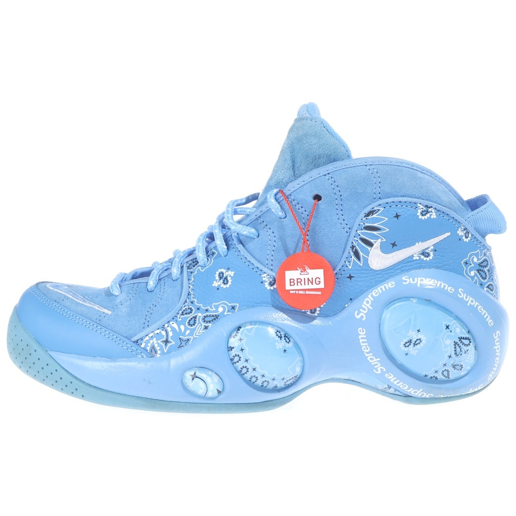 NIKE(ナイキ) 22SS ×SUPREME AIR ZOOM FLIGHT 95 シュプリーム エアズーム フライト ユニバーシティ ローカットスニーカー ブルー US8/26cm DJ8604-400
