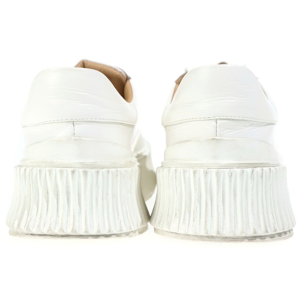 JIL SANDER(ジルサンダー) プラットフォーム レザー ローカットスニーカー ホワイト レディース J15WS0002