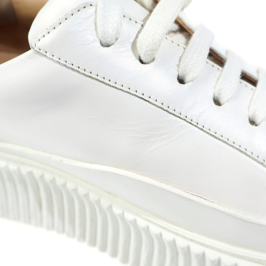 JIL SANDER(ジルサンダー) プラットフォーム レザー ローカットスニーカー ホワイト レディース J15WS0002