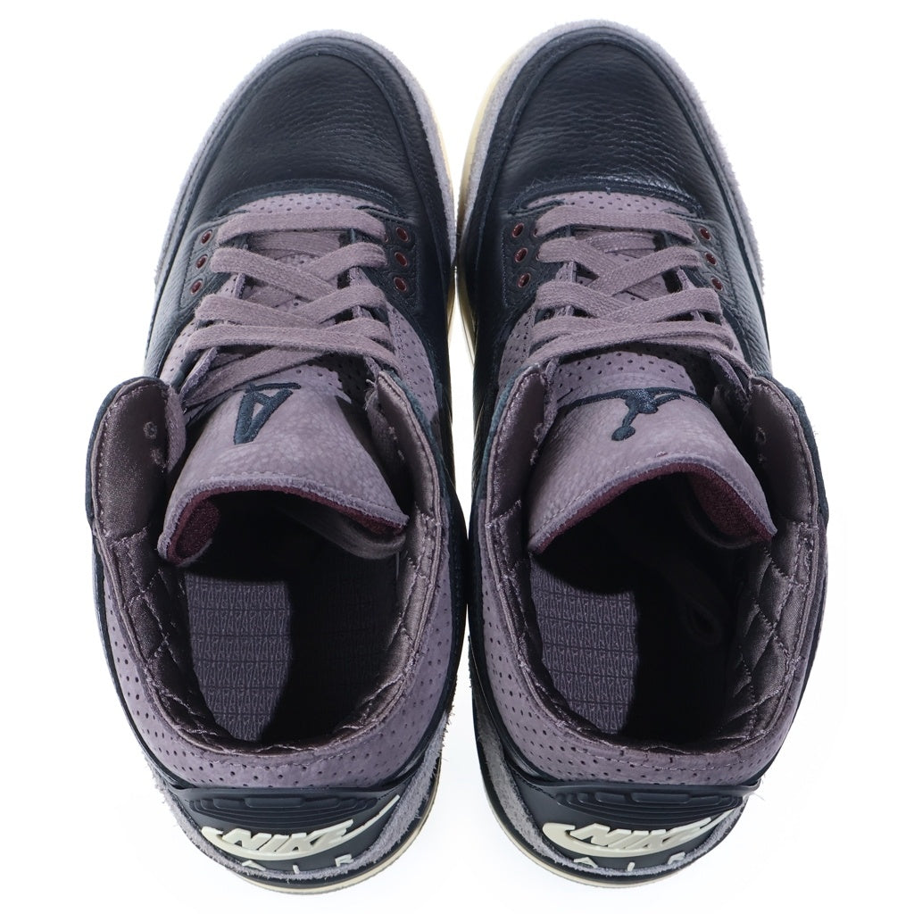 NIKE(ナイキ) ×A MA MANIERE WMNS AIR JORDAN 3 RETRO OG SP アママニエール ウィメンズ エアジョーダン 3ハイカットスニーカー ブラック/グレー US11/28cm FZ4811-001
