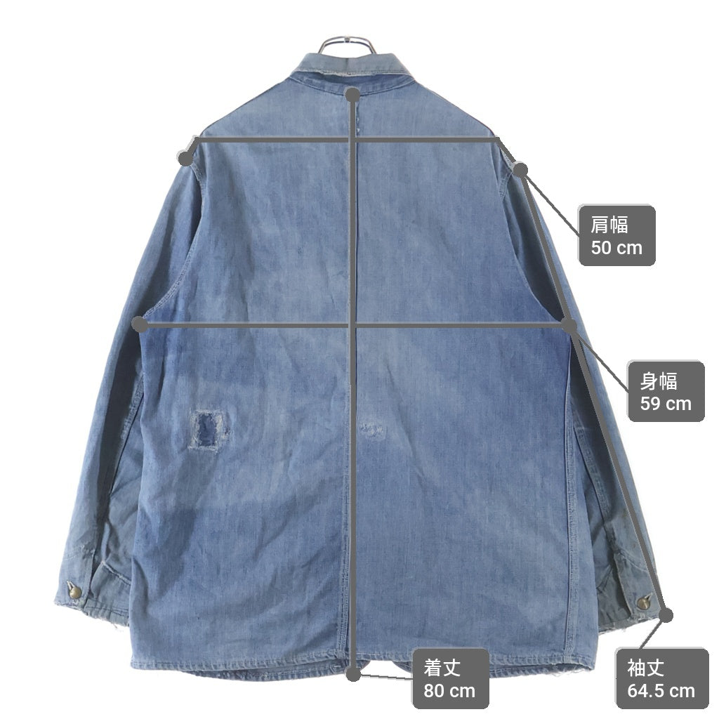 VINTAGE(ヴィンテージ) 50S VINTAGE HERCULES DENIM COVERALL ヘラクレス 青タグ ヴィンテージ デニム カバーオール ジャケット