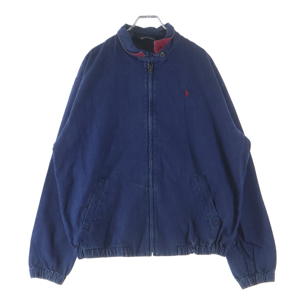 POLO RALPH LAUREN(ポロラルフローレン) 90S VINTAGE ボニーエンブロイダリー デニムスイングトップ ヴィンテージ ジャケット インディゴ