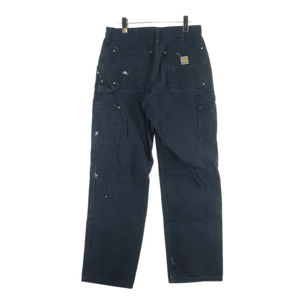 CARHARTT(カーハート) DOUBLE-FRONT UTILITY WORK PANT ダブルニー ワーク ペインターパンツ ブラック B01-BLK