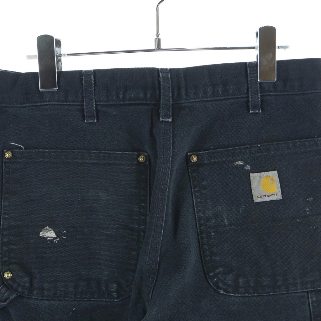CARHARTT(カーハート) DOUBLE-FRONT UTILITY WORK PANT ダブルニー ワーク ペインターパンツ ブラック B01-BLK