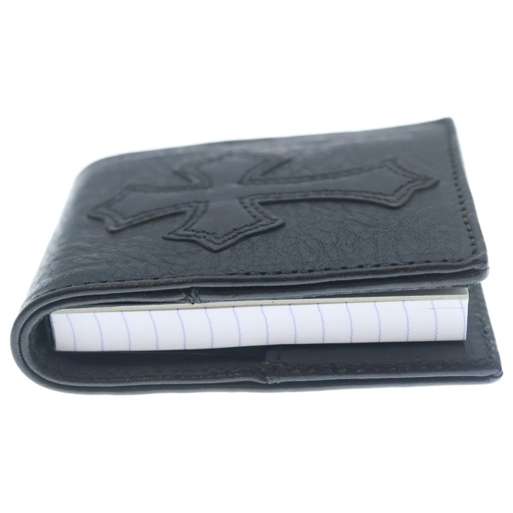 CHROME HEARTS(クロムハーツ) YY NOTEPAD MEMO HOLDER RHODIA クロスパッチ付き ノートパッド ロディアメモホルダー レザーケース ブラック