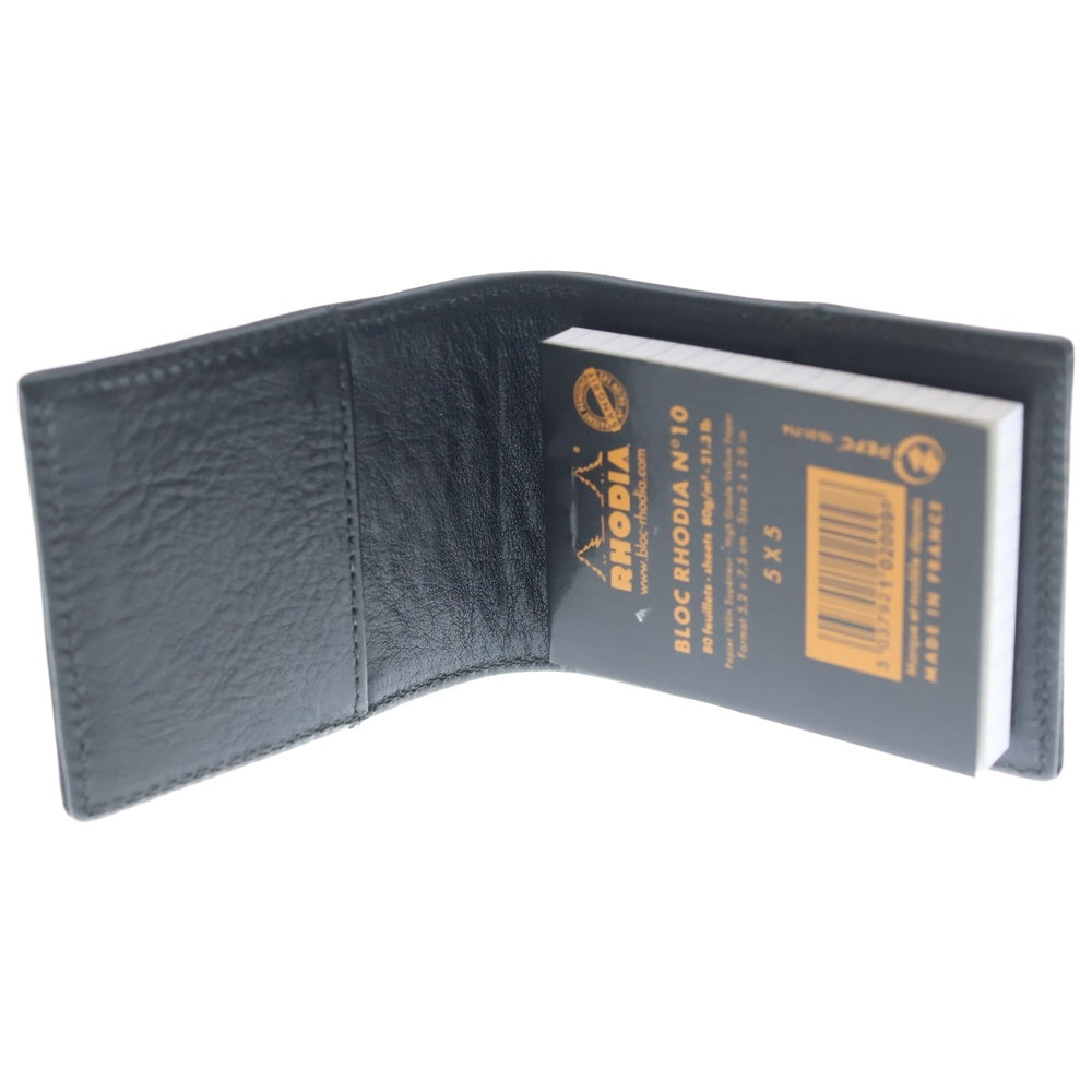 CHROME HEARTS(クロムハーツ) YY NOTEPAD MEMO HOLDER RHODIA クロスパッチ付き ノートパッド ロディアメモホルダー レザーケース ブラック