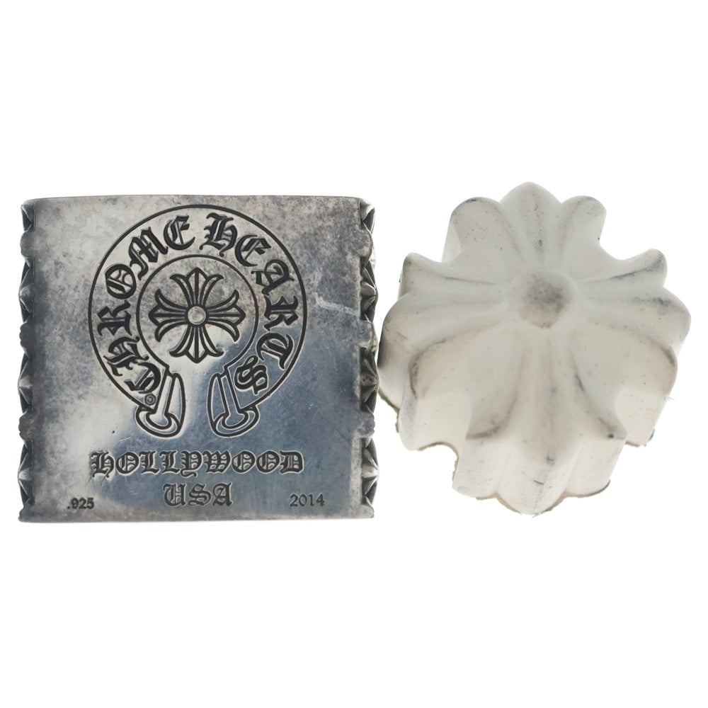 CHROME HEARTS(クロムハーツ) PENCIL SHARPENER / ERASER 2014年クリスマスノベルティ ペンシルシャープナー イレイサー 鉛筆削り 消しゴム シルバー