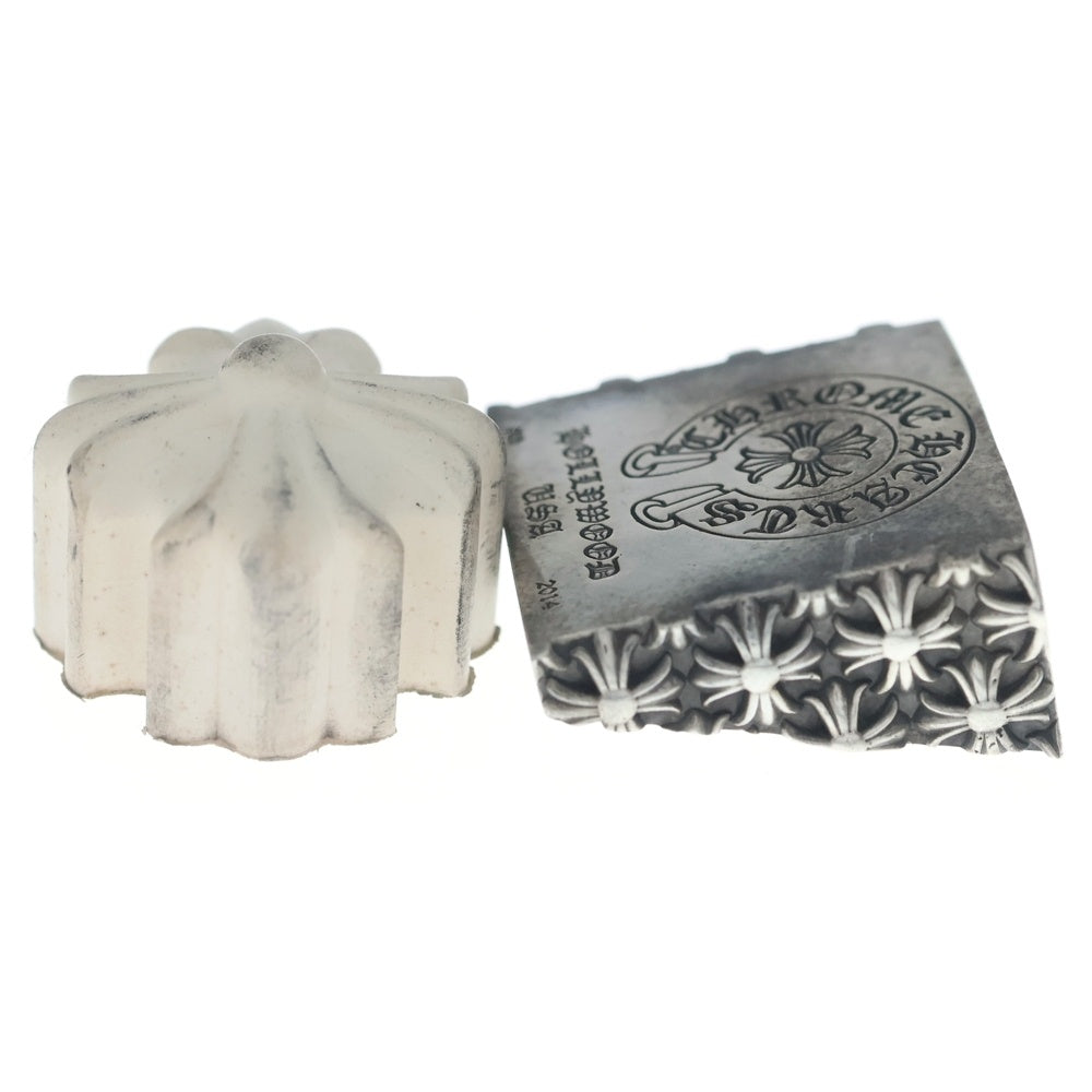 CHROME HEARTS(クロムハーツ) PENCIL SHARPENER / ERASER 2014年クリスマスノベルティ ペンシルシャープナー イレイサー 鉛筆削り 消しゴム シルバー