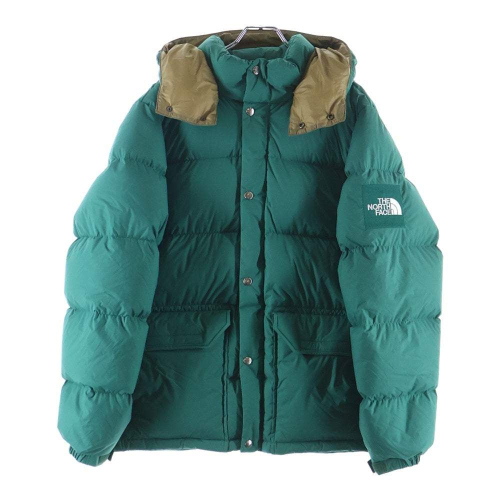 THE NORTH FACE(ザノースフェイス) CAMP SIERRA SHORT キャンプ シエラショート フーデッドダウンジャケット グリーン ND92230