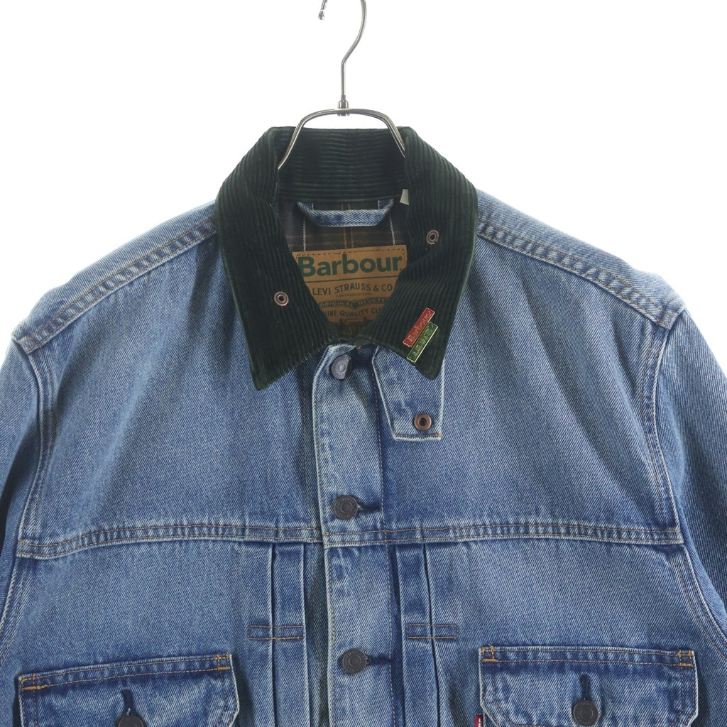 Levi's(リーバイス) ×Barbour TYPE II DENIM JACKET バブアー タイプII コーデュロイカラー デニムジャケット インディゴ 003GM-0000