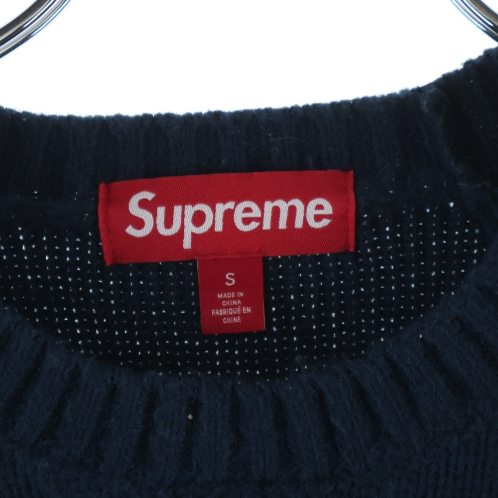 SUPREME(シュプリーム) 26SS Raised Striped Sweater レイズドストライプ ニットセーター ネイビー