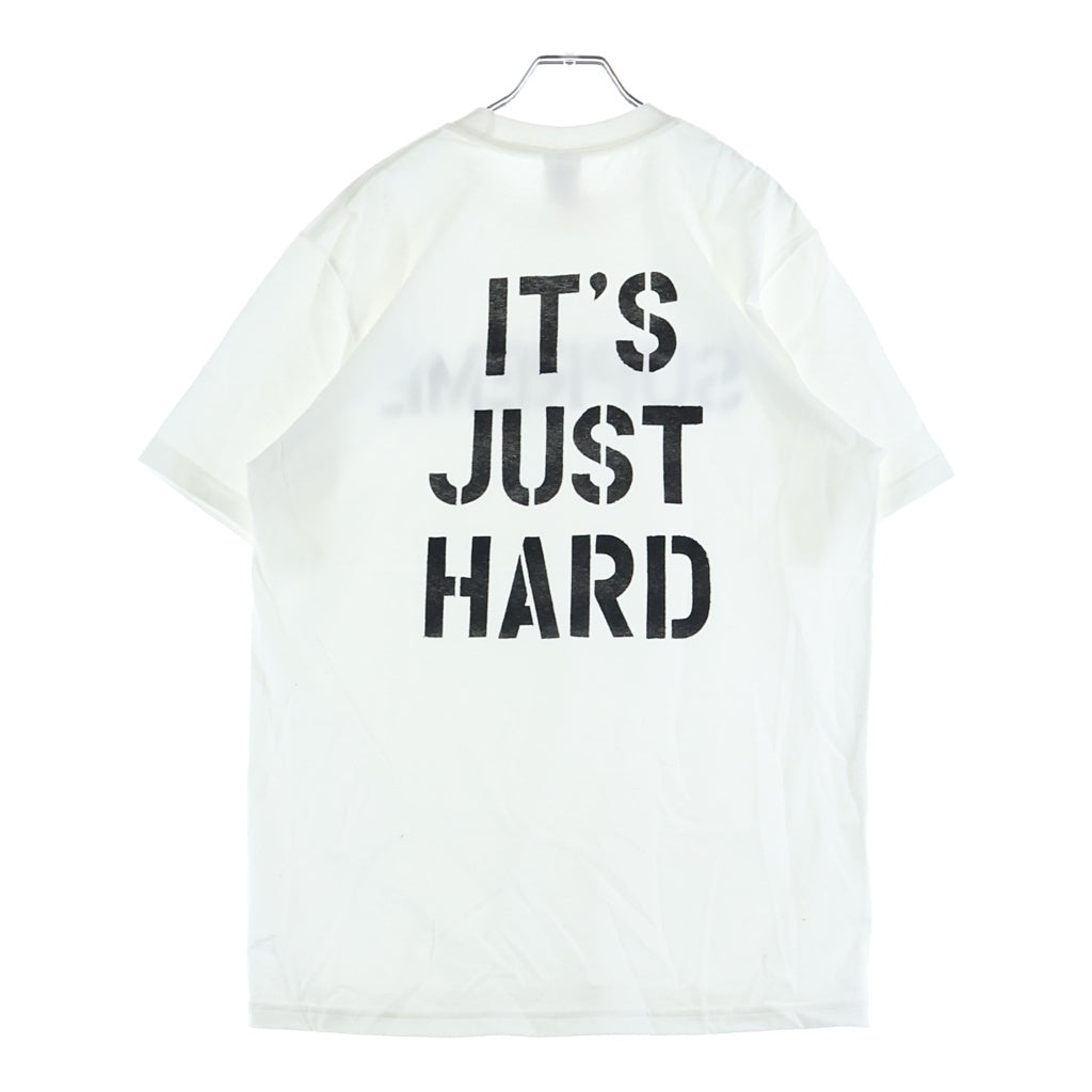 SUPREME(シュプリーム) 26SS Hard Tee ハード フロントロゴ 両面プリントTシャツ 半袖クルーネックカットソー ホワイト